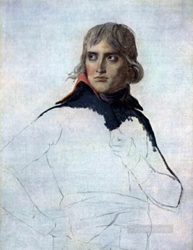  Neoclassicism Oil Painting - Portrait of General Bonaparte Neoclassicism Jacques Louis David
